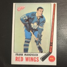 Topps 1969-70 Frank Mahovlich #62 Detroit Red Wings Leafs Sweater picture