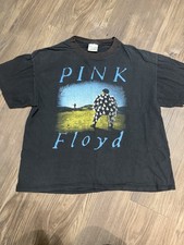 Vintage 1990s Pink Floyd Delicate Sound of Thunder T-Shirt XL Brockum BOXY picture