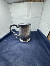 Vintage Crown Castle Ltd Pewter Bread Salad Plates & Mug Queen Anne Made In USA picture