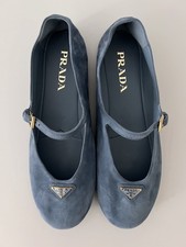 PRADA buckle strap ballet flats Size 40 picture