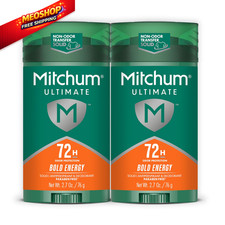 Mitchum Ultimate 72H Odor Protection Men’s 2.7 Ounce (Pack of 2), Orange picture