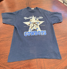 Dallas Cowboys Vintage Tee USA Single Stitch Emmitt Smith Michael Irvin 90s XL picture