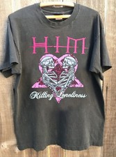 Vintage HIM Killing Loneliness rock tour charcoal color shirt VK12126 picture