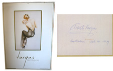 Alberto Vargas ~ Signed Autographed 1980 Pinup Calendar ~ PSA DNA picture