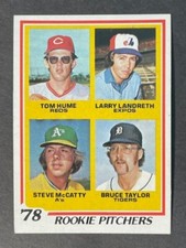 VINTAGE 1978 Topps ROOKIE PITCHERS # 701 -▶ROOKIE CARD◀-🔥WELL CENTERED🔥- MT picture