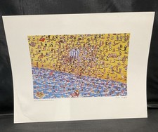 Martin Handford Signed Print ‘Beach Stampede’ ( Where’s Wally Waldo Creator) picture