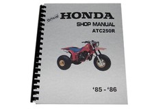 Honda Shop Manual 1985-86 ATC 250R picture