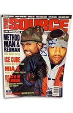 Wu Tang Clan Method Man Redman signed The Source Magazine W/Cert Autographed picture