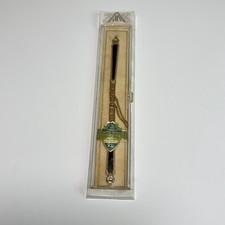 Vintage JB Champion 10K Gold Filled Ladies Black Cord Watch Band NOS Box picture