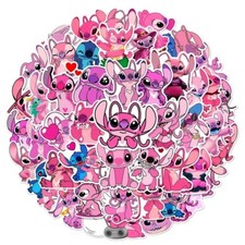 Lilo and Stitch Angel Character Themed Set of 50 Assorted Stickers Decal Set picture