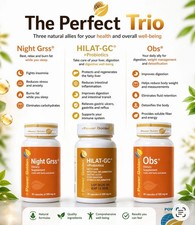 Power Golden 3 bottles [Night Grss, OBS, Hilat]*Weight loss*100% Natural* picture