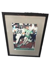 Paul Warfield Autographed Signed Photo Framed. Inscribed HOF 83 picture