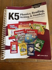 ABeka Homeschool K5 Phonics, Reading Writing and Numbers Curriculum Lesson Plans picture