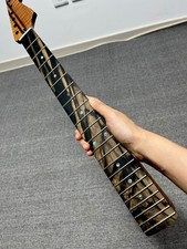 Stainless 5piece Ebony 22Fret satin Roasting flame Maple Electric guitar Neck picture