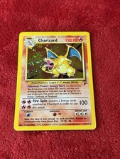 Charizard 004/130 Base Set 2 Holo 1999 Wotc Pokemon Card Played picture