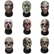 Scary Skull Horror Mask Halloween Zombie Full Face Balaclava Cosplay Party Pro picture