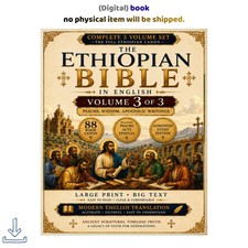 Pastor Gabriel H. Tesfaye The Ethiopian Bible in English 88 B picture