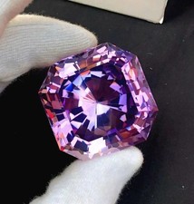 Certified 55.01 Ct Natural Asscher Cut Brazilian Pink Kunzite Loose Gemstone picture