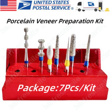 2Kits Dental Porcelain Veneer Preparation Burs Zirconia Veneers Diamond 7pcs/kit picture