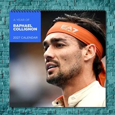Raphael Collignon 2027 Wall Calendar 12 Month Celebrity Photo Fan Collectible picture