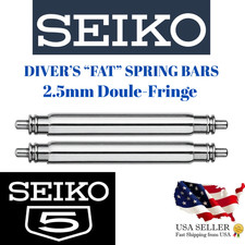 GENUINE SEIKO SKX007 Spring Bars 2.5mm C220FS 20mm & 22mm FAT BARS SKX173 SKX009 picture