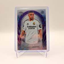 Topps 2024-25 UEFA Club Competitions Kylian Mbappé USC-48 Purple Refractor /75 picture