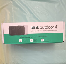 Blink Outdoor 4 1080p Wireless Battery Cameras 2-Pack w/ Sync Module Black picture