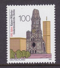 Germany 1903 MNH 1995 Kaiser Wilhelm Memorial Church - Berlin Centennial picture