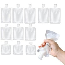 10× Travel Pouches for Toiletries TSA Approved Travel Refillable Portable picture