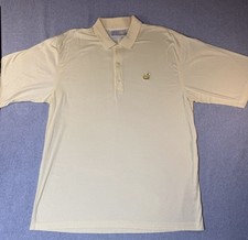 Vintage Augusta Polo Shirt National Masters Golf Shop Slazenger XL Butter Yellow picture