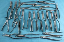 NEW GERMAN STAINLESS 10 EACH EXTRACTING FORCEPS EXTRACTION DENTAL INSTRUMENTS picture