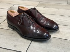 WORN 1x | ALDEN x BROOKS BROTHERS 10.5E #8 SHELL CORDOVAN CAP TOE SHOES 10.5 E picture
