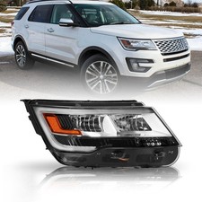 LED DRL Headlight For 2016-2019 Ford Explorer Limited/XLT/Platinum Right Side picture