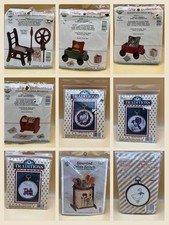 Lot of 9 Vintage Counted Cross Stitch Kits NMI Crafty Collectibles Traditions picture