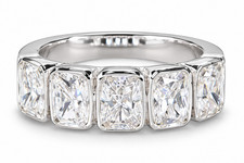 2.70 Ct Certified Stunning Diamonds Band Ring-Great Shine FREE Diamond Studs picture