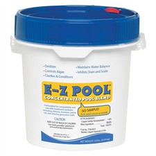 E-Z Pool Weekly All in 1 Concentrated Outdoor Swimming Pool Care Solution Ble... picture