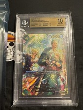 Bandai 2026 One Piece Card Game Roronoa Zoro SP Foil PRB02-006 BGS 10 picture