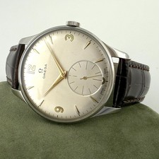 FINE SWISS OMEGA REF 2890 MANUAL WIND STEEL GENTS WATCH MINT CONDITION FROM 1958 picture