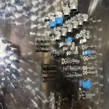 1/4 Swagelok Lot of 35 Tube Fittings Stainless Steel picture