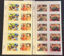 (2022) 1st class UK GB Stamps MNH Aardman Classics Stamp Set Blocks Sheets picture
