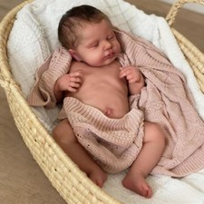 Anano Full Silicone Baby Doll 20 Inch Reborn Baby Dolls Silicone Full Body Girl, picture