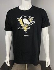 Pittsburgh Penguins Reebok Black Logo T-Shirt (S,M,L,XL) picture