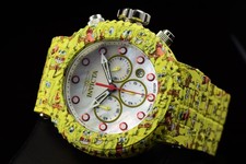 RARE Invicta Sponge Bob Sponge Bob & Friends Men's Watch MOP Dial Aqua Plating picture