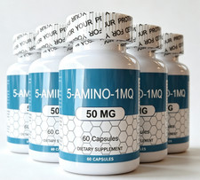 1-5pack 5 Amino 1mq Supplement Capsules 50MG 60cap 2027 Exp picture