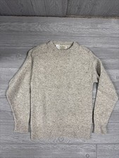 VTG LL Bean Women’s Wool Blend Pullover CrewneckSweater SZ M Beige 90’s USA picture
