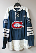 New NHL Montreal Canadiens Lacer jersey style mid weight cotton sweater men's XL picture