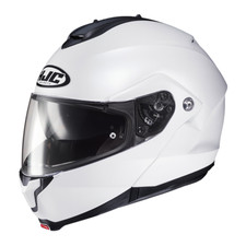 HJC Men's C91 Motorcycle Helmet - Semi-Flat Pearl White - Medium - 0847-0149-05 picture