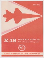 X-15 Research Results (NASA, 1965) REPRINT picture