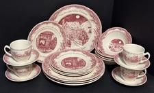 Johnson Bros Twas Night Before Christmas 20 pc set, 5 Pc Setting, Service for 4 picture