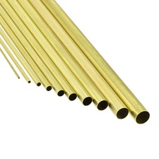 10Pcs Brass Round Tube 1.5mm 11mm OD 0.2mm Wall Thickness 300mm Seamless Pipe picture